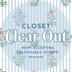 Now Accepting Reasonable Offers!